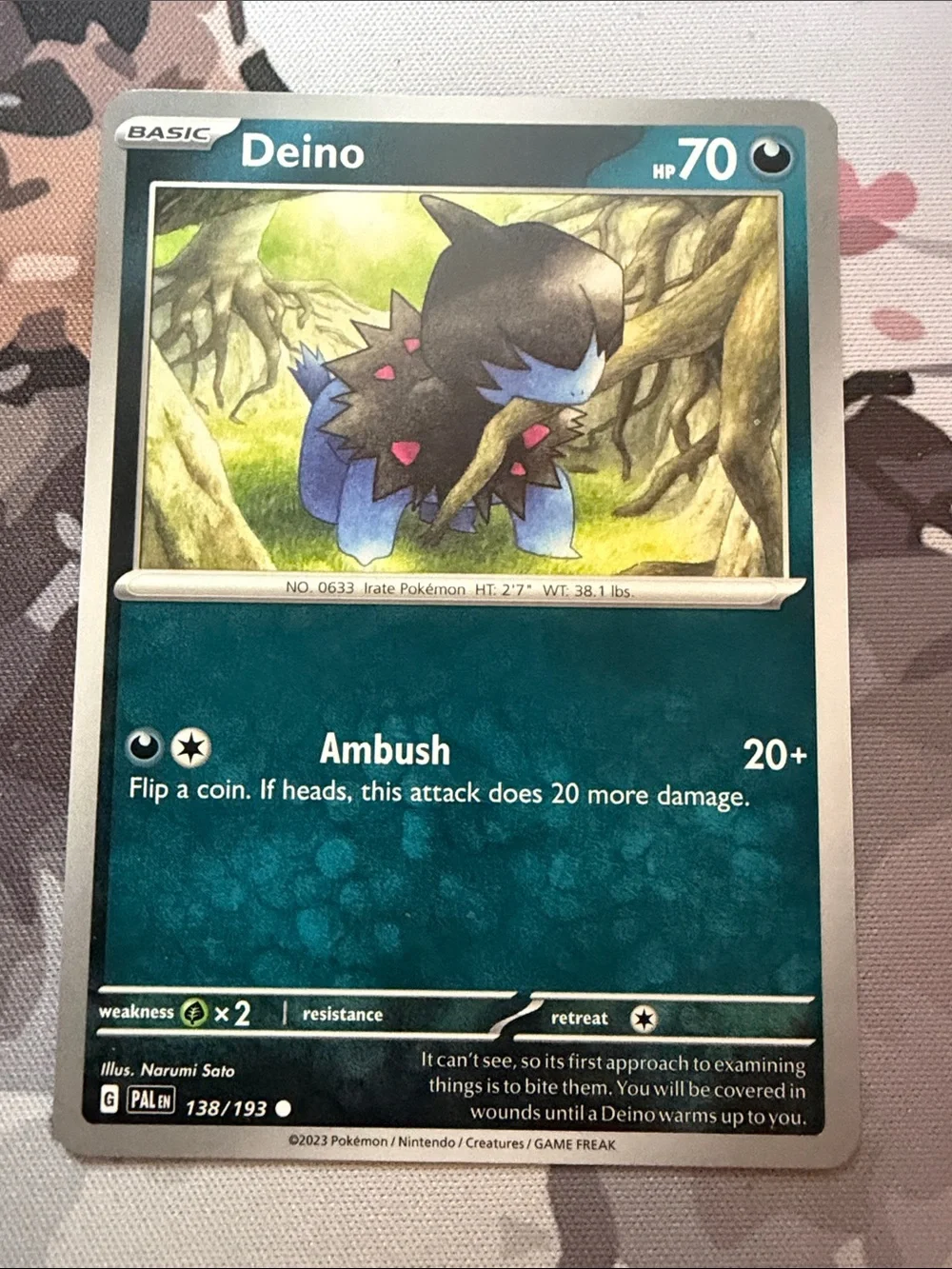 Deino & Zweilous Evolution Lot | 3 Pokémon Cards | ✨5/$25✨